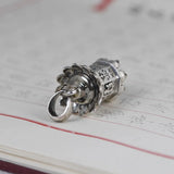 925 Silver Tower Pendant for Women S925 Sterling Silver Buddha Pendant