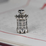925 Silver Tower Pendant for Women S925 Sterling Silver Buddha Pendant