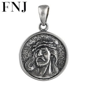 925 Silver Vintage Round Flat Pendant for Jewelry Making