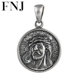 925 Silver Vintage Round Flat Pendant for Jewelry Making