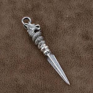 925 Silver Dragon Pendant for Women