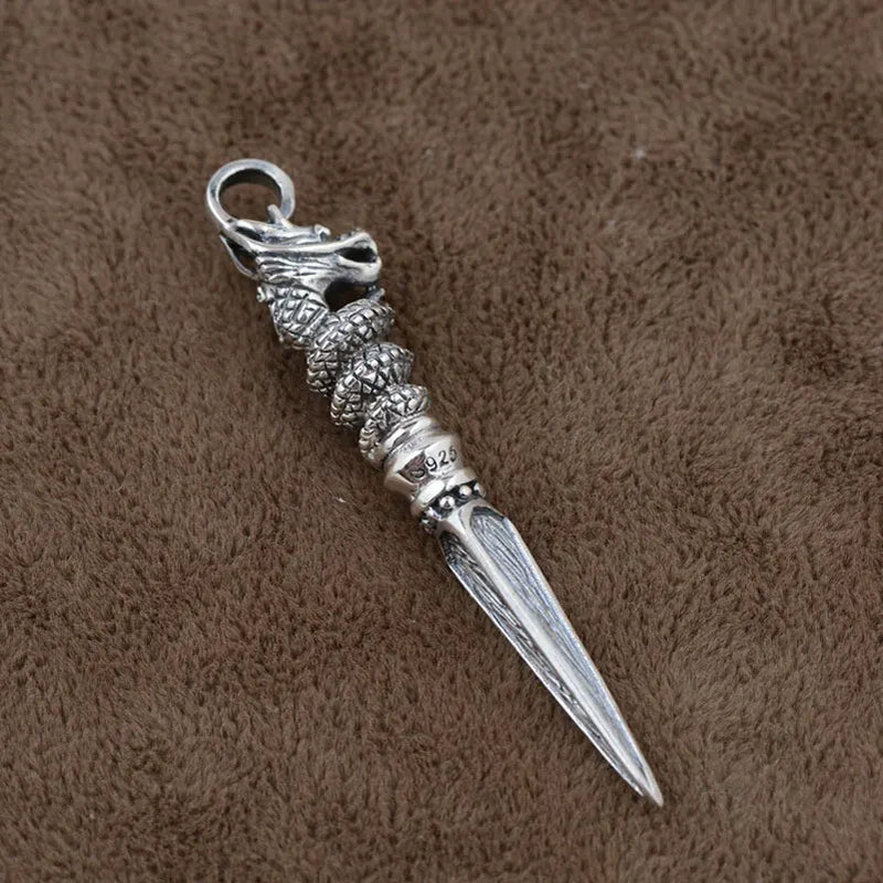 925 Silver Dragon Pendant for Women