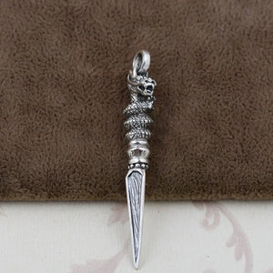 925 Silver Dragon Pendant for Women