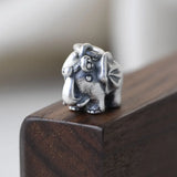 S990 Silver Pendant Lucky Animal Elephant for Jewelry Making