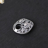 Pure S990 Sterling Silver Pendant for Women