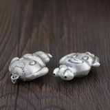 Pure S990 Sterling Silver Pendant - Lucky Animal Dog