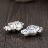 Pure S990 Sterling Silver Pendant - Lucky Animal Dog