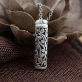 S990 Silver Pendant for Women Romantic Hollow Design