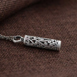 S990 Silver Pendant for Women Romantic Hollow Design