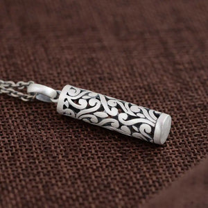 S990 Silver Pendant for Women Romantic Hollow Design