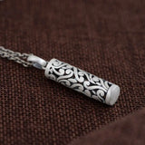 S990 Silver Pendant for Women Romantic Hollow Design