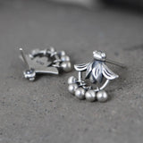 Animal Insect Earrings 925 Silver Stud Earring Women Jewelry Vintage