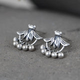 Animal Insect Earrings 925 Silver Stud Earring Women Jewelry Vintage