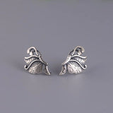Butterfly Earrings 925 Silver Stud Earring for Women Jewelry
