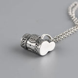 Pure S990 Silver Bag Pendant for Jewelry Making