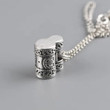 Pure S990 Silver Bag Pendant for Jewelry Making