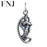 Buddha Finger Pendant 925 Silver Pure S925 Silver Pendants Women Jewelry