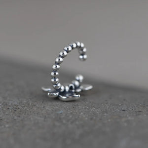 Butterfly Clip Earrings 925 Silver Jewelry for Women
