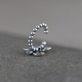 Butterfly Clip Earrings 925 Silver Jewelry for Women