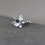 Butterfly Clip Earrings 925 Silver Jewelry for Women