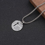 Round Pendant 925 Silver Pure S925 Thai Silver Women Jewelry 6mm Hole