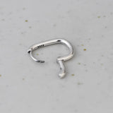 Square Hoop Earrings 925 Silver Sterling Silver Earring for Women