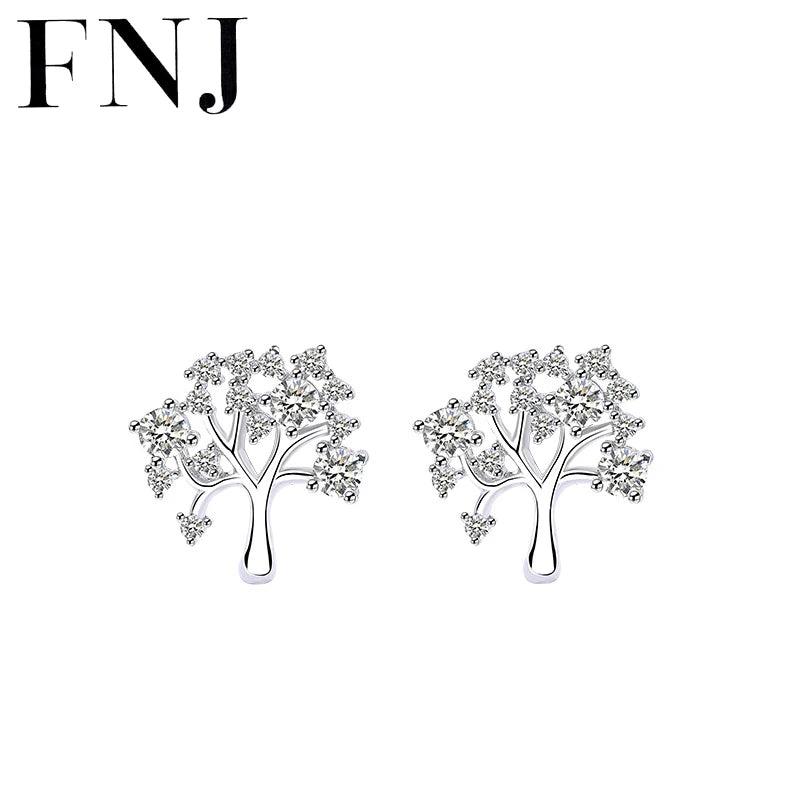 925 Silver Floral Earrings for Women