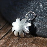 Freshwater Pearl Flower Pendant 990 Silver for Jewelry Making