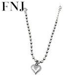 Heart Charm Bracelet 925 Silver Original Pure S925 Silver Bracelets for Women