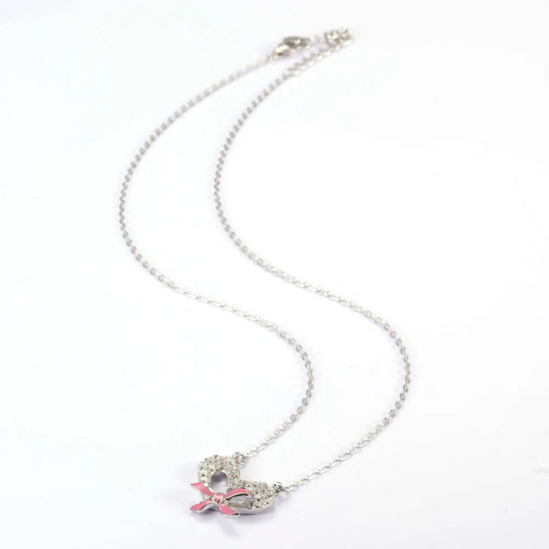 Heart Pendant Necklace Women 925 Silver Link Chain Jewelry