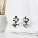 925 Silver Hollow Gourd Drop Earrings for Women