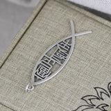 Hollow Lucky Fish Pendant 925 Silver for Women Jewelry Making Fine Vintage