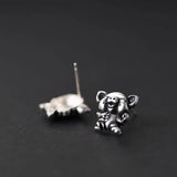 Loverly Pig Earrings 925 Silver Sterling Silver Stud Earring Women Jewelry