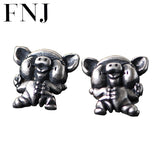 Loverly Pig Earrings 925 Silver Sterling Silver Stud Earring Women Jewelry