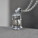 Lucky Buddha Pendant 925 Silver Pure S925 Sterling Silver Pendants for Jewelry