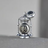 Lucky Buddha Pendant 925 Silver Pure S925 Sterling Silver Pendants for Jewelry
