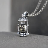 Lucky Buddha Pendant 925 Silver Pure S925 Sterling Silver Pendants for Jewelry