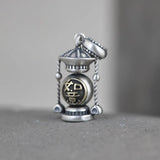 Lucky Buddha Pendant 925 Silver Pure S925 Sterling Silver Pendants for Jewelry