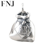 Money Bag Pendant 990 Silver Pure S990 Silver Pendants Women