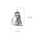 Money Bag Pendant 990 Silver Pure S990 Silver Pendants Women