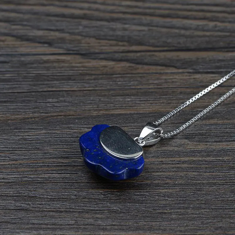 Lapis Lazuli Pendant 925 Silver for Jewelry Making