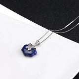 Lapis Lazuli Pendant 925 Silver for Jewelry Making