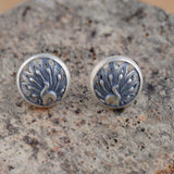 Peacock Stud Earrings 925 Silver Pure S925 Sterling Silver Earring for Women