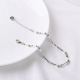 Vintage 925 Silver Punk Bone Bracelet for Men