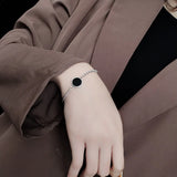 Round Star Charm Bracelet 925 Silver S925 Silver Bracelets for Women Jewelry