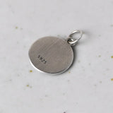 Round Sun Pendant 925 Silver Pure S925 Silver Pendants Vintage