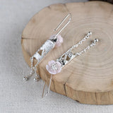 925 Silver Shell Flower Earrings for Women Jewelry