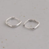 Tassel Hoop Earrings 925 Silver Original Pure S925 Sterling Silver Earring