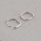 Tassel Hoop Earrings 925 Silver Original Pure S925 Sterling Silver Earring