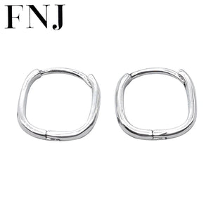Tassel Hoop Earrings 925 Silver Original Pure S925 Sterling Silver Earring